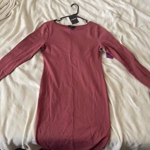 Forever 21 long sleeve bodycon midi dress